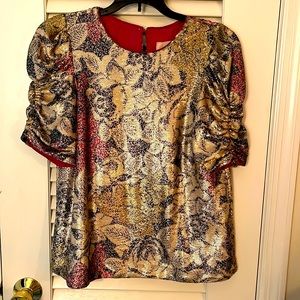 Anthropologie Sequin Blouse
